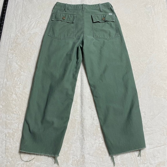 Mother Womens The Patch Pocket Private Ankle Pants Size 27 Roger That Green - Picture 8 of 14